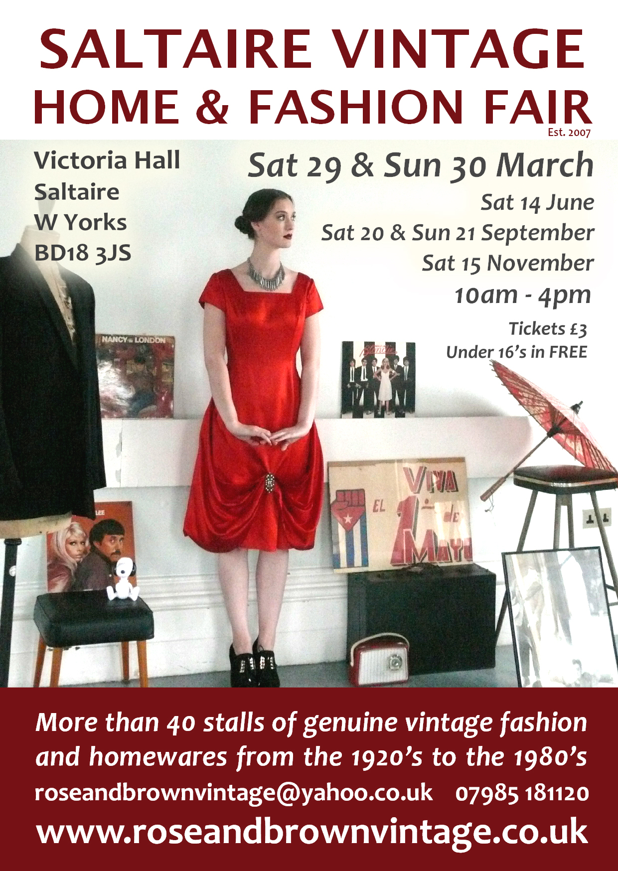 click here to view our Advance tickets for Saltaire Vintage Fair  section